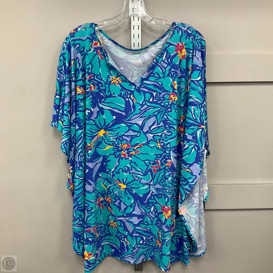 Swimwear Cover-up Designer By Lilly Pulitzer In Blue, Size: Xs
