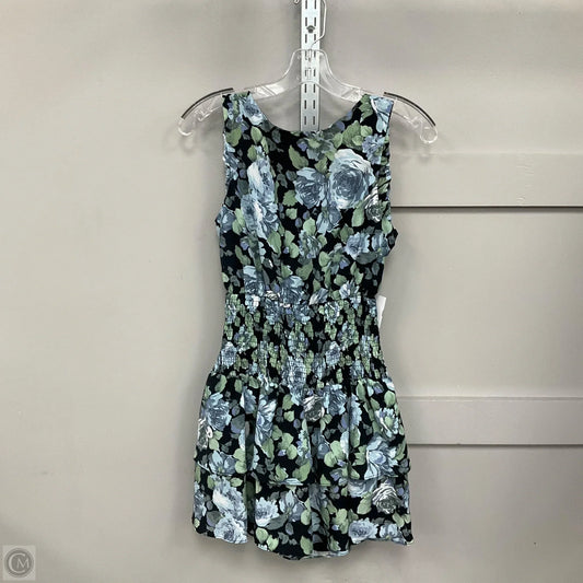 Dress Casual Short By Clothes Mentor In Floral Print, Size: M