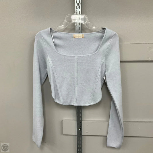 Top Long Sleeve By Altard State In Blue, Size: M