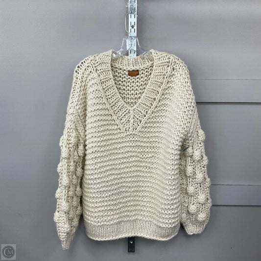 Sweater By Pol In Cream, Size: M