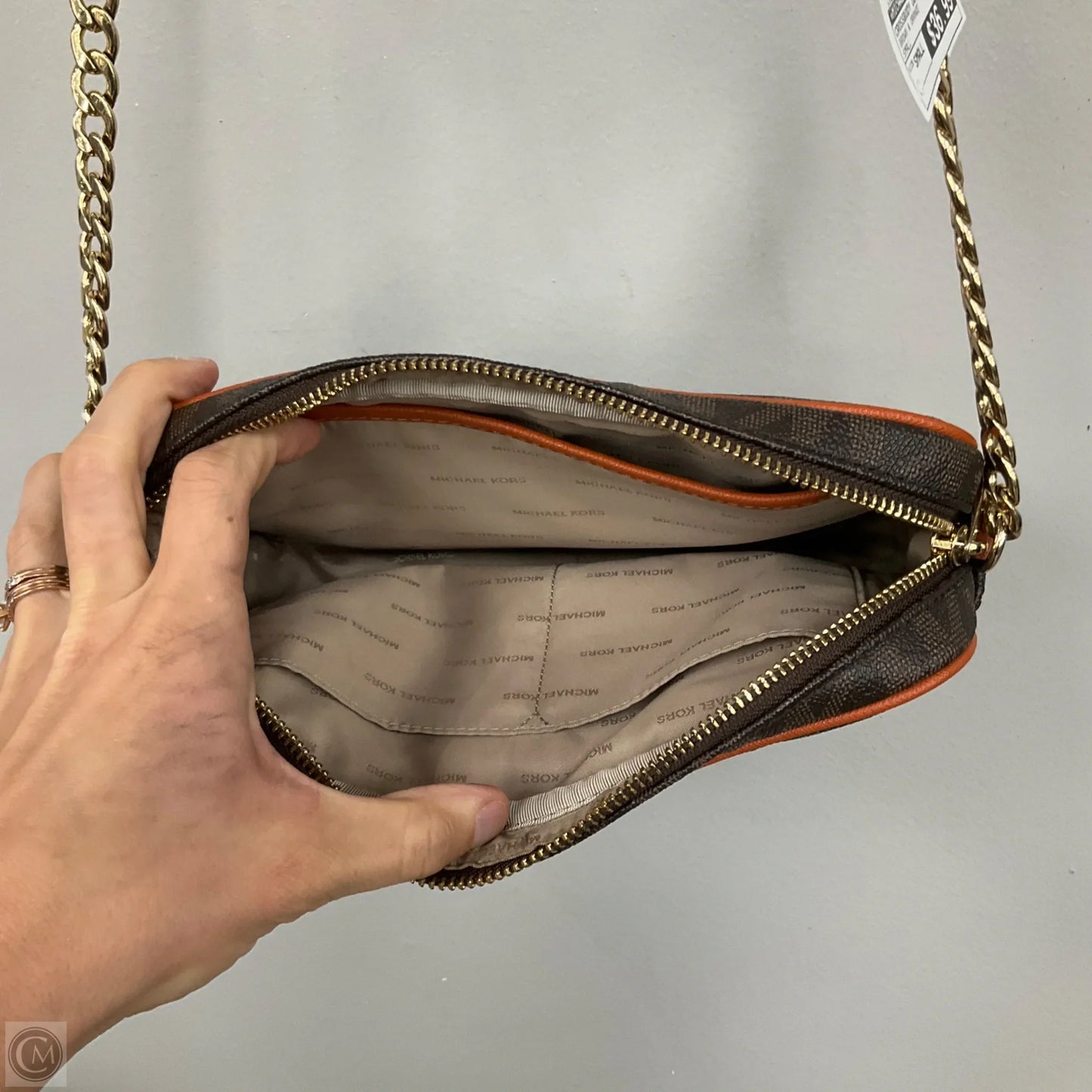 Crossbody Designer By Michael Kors, Size: Small