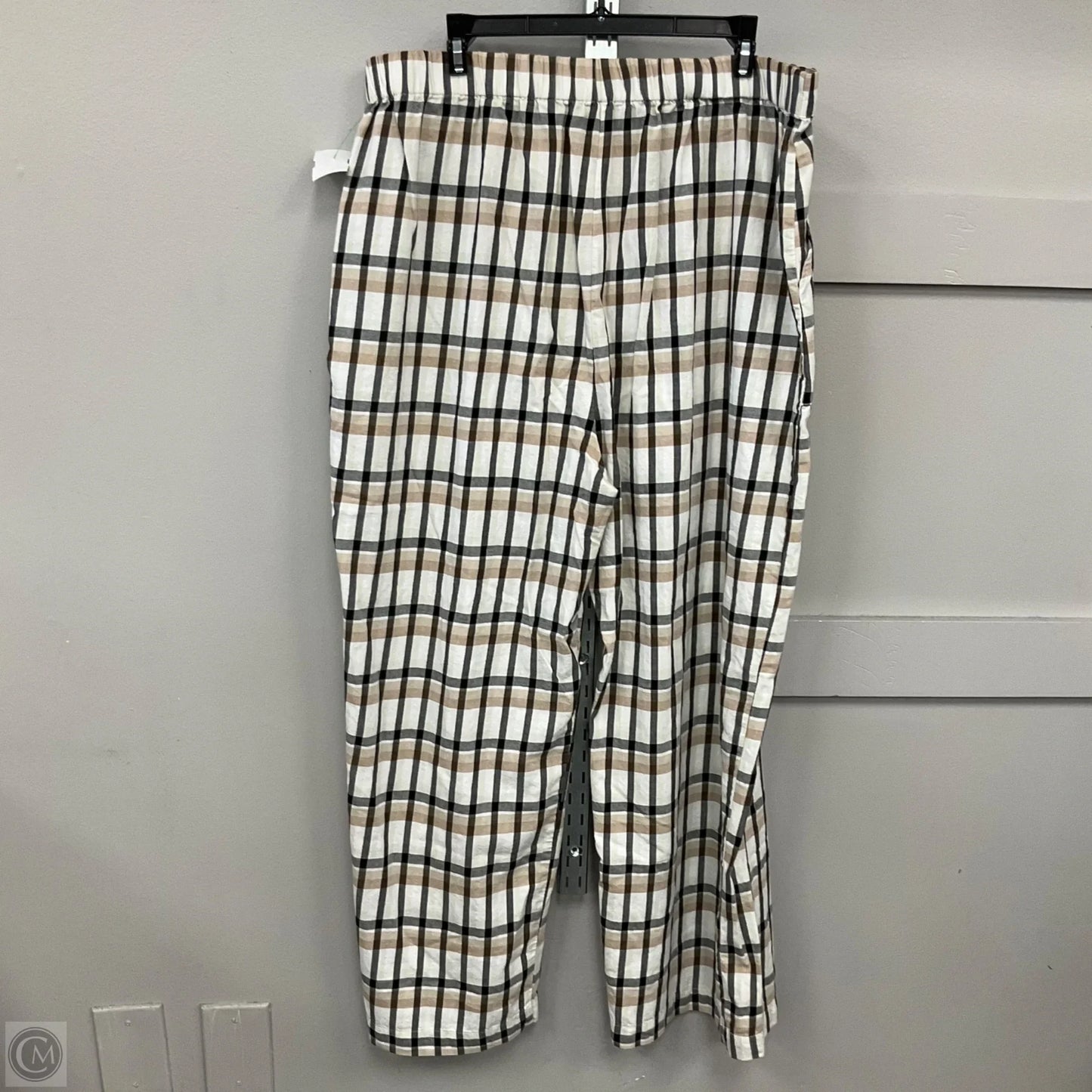 Pants Lounge By Bp In Plaid Pattern, Size: 1x