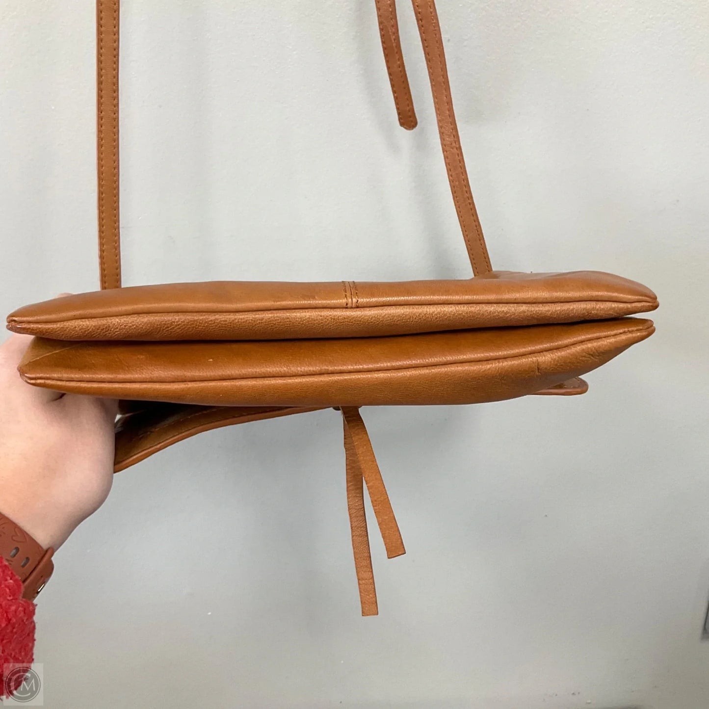 Crossbody Leather By Lucky Brand, Size: Small