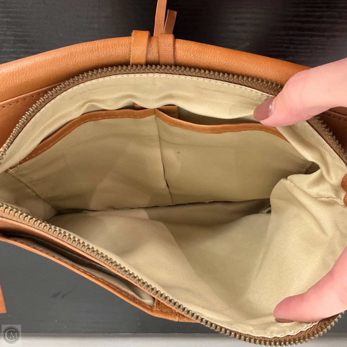 Crossbody Leather By Lucky Brand, Size: Small