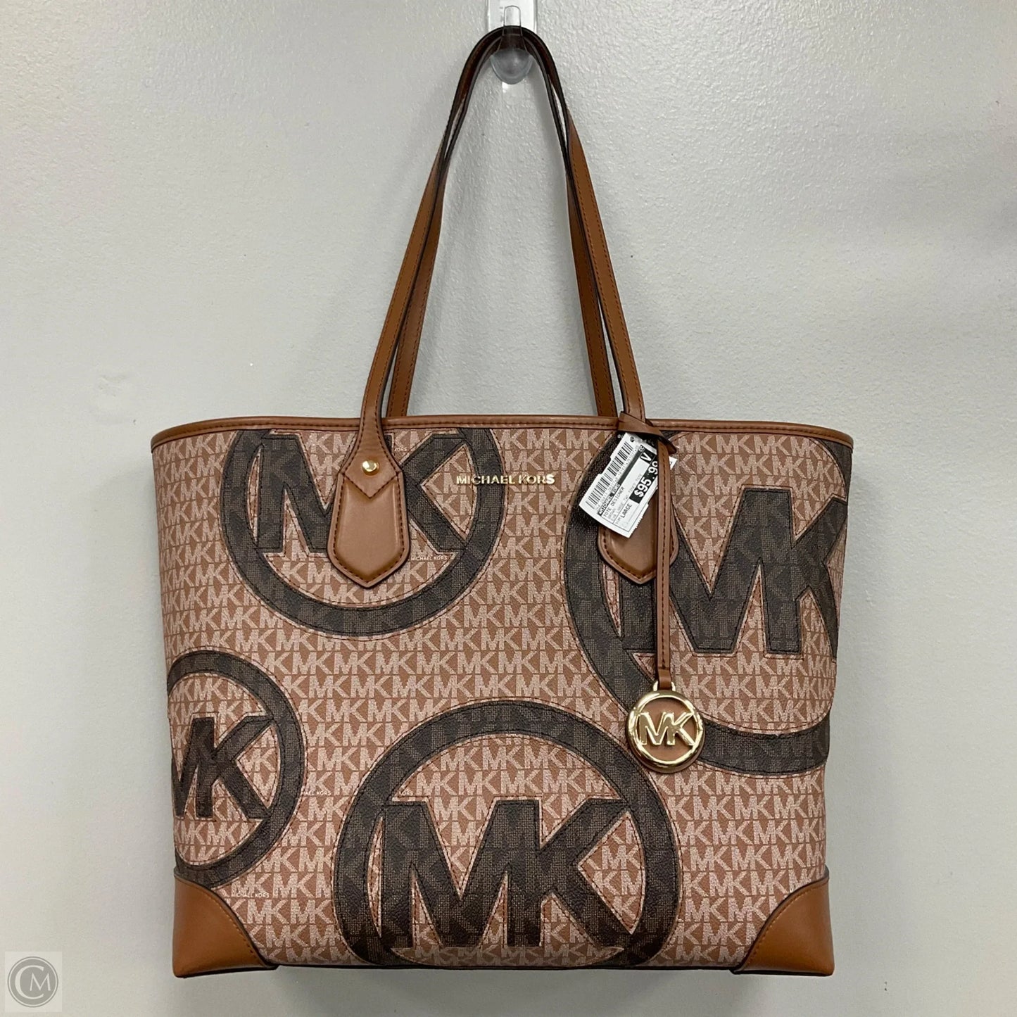 Eva Large Two-Toned Tote Designer By Michael Kors, Size: Large
