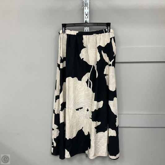 Skirt Midi By H&m In Floral Print, Size: S