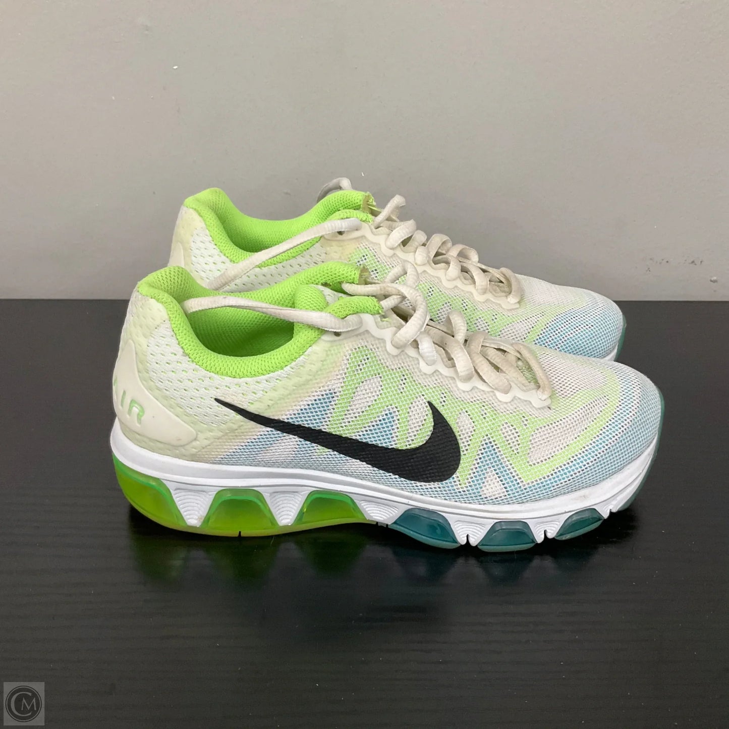 Shoes Athletic By Nike In Blue & Green, Size: 5
