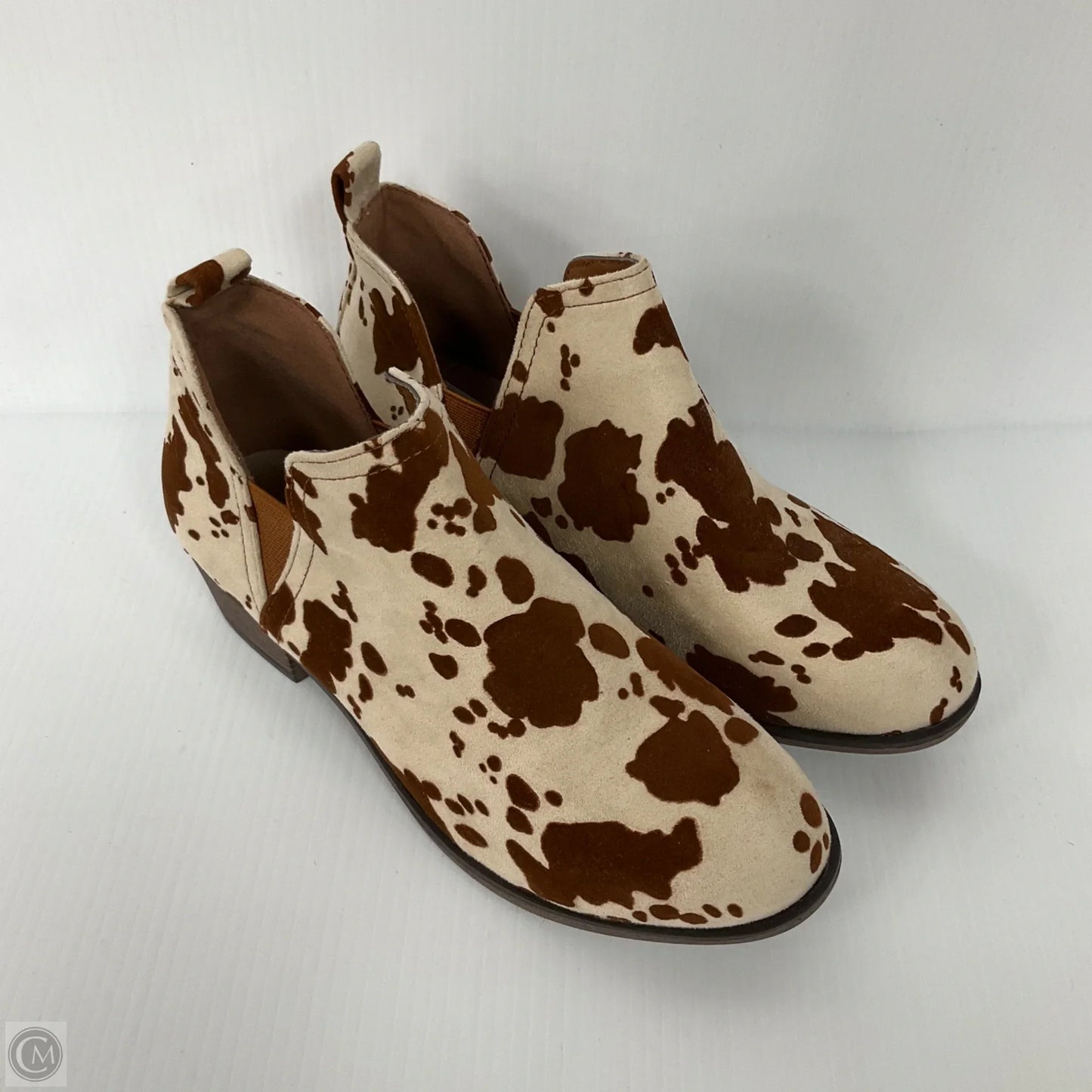 Boots Ankle Flats By Pierre Dumas In Animal Print, Size: 6