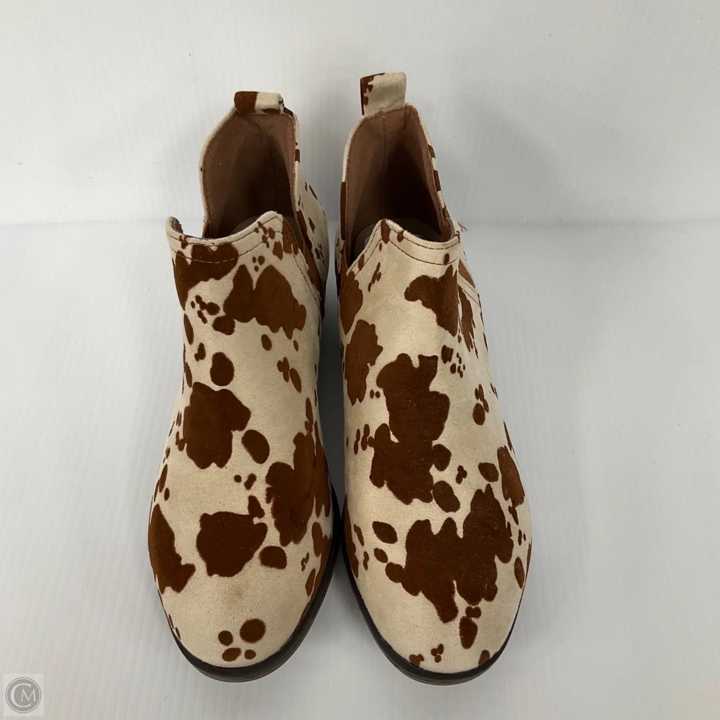 Boots Ankle Flats By Pierre Dumas In Animal Print, Size: 6