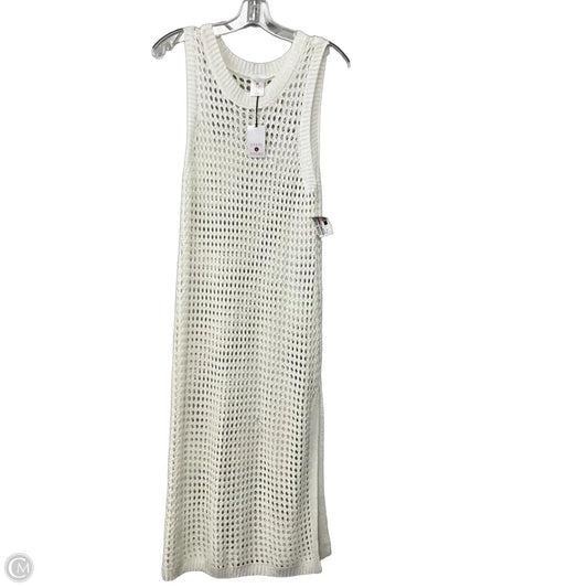 Swimwear Cover-up By Shade & Shore In Cream, Size: Xl