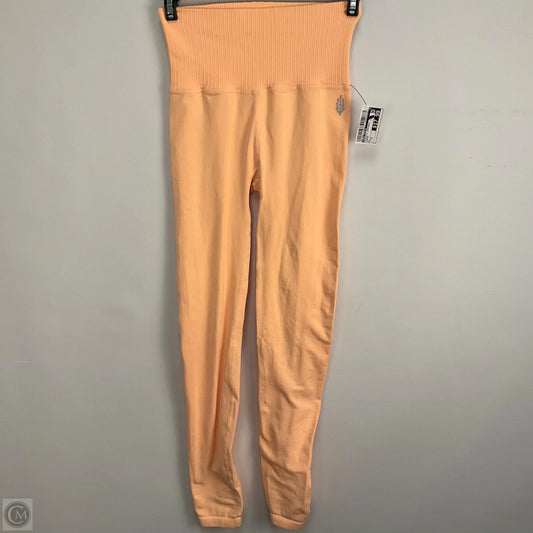 Athletic Leggings By Free People In Orange, Size: S