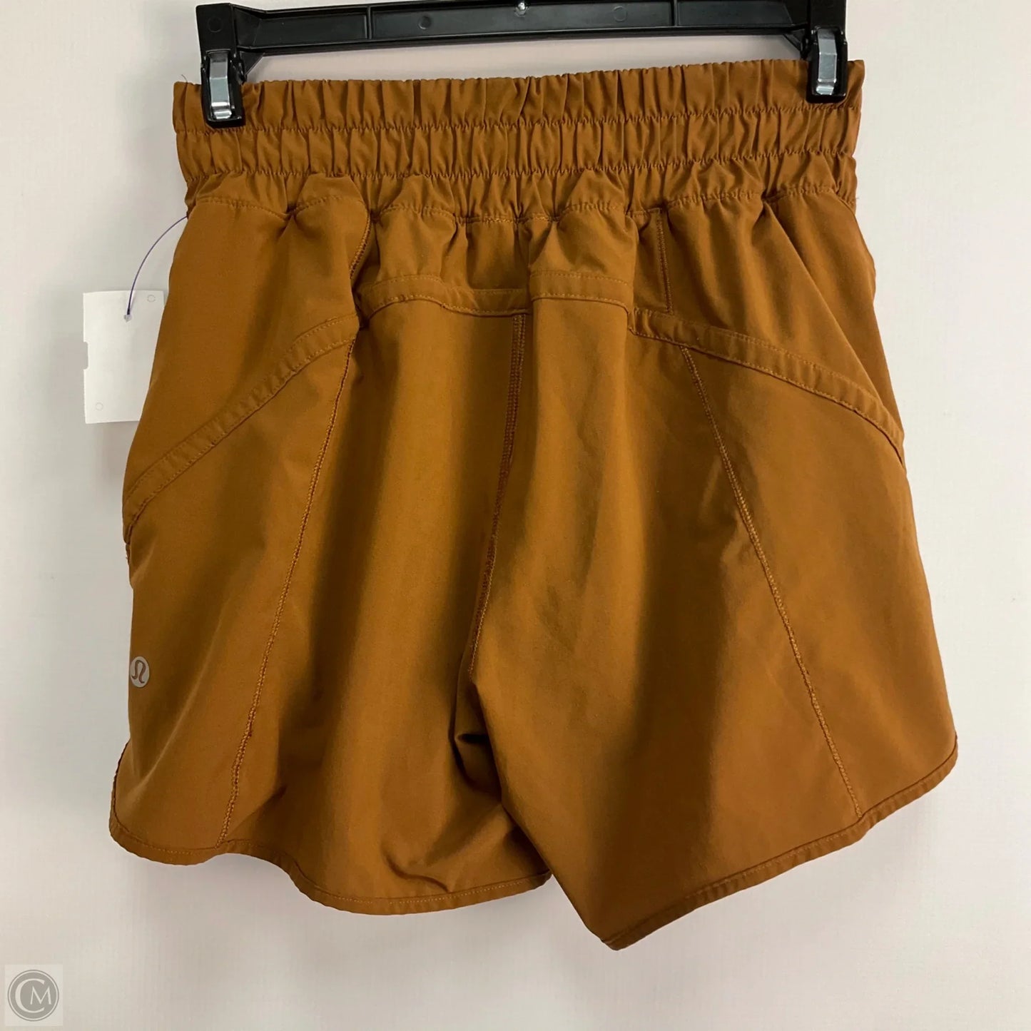 Athletic Shorts By Lululemon In Brown, Size: 4