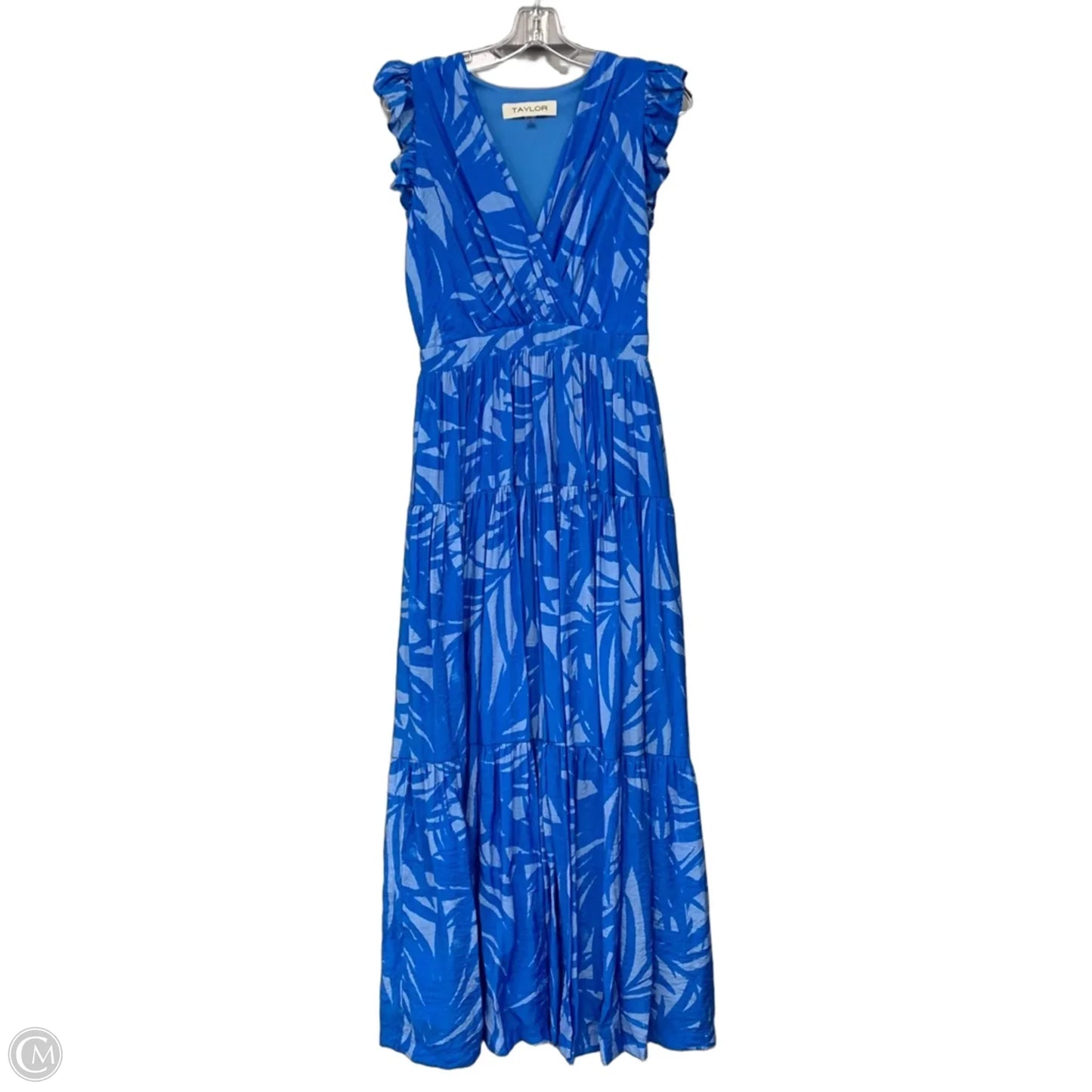 Dress Casual Maxi By Taylor In Blue, Size: 8