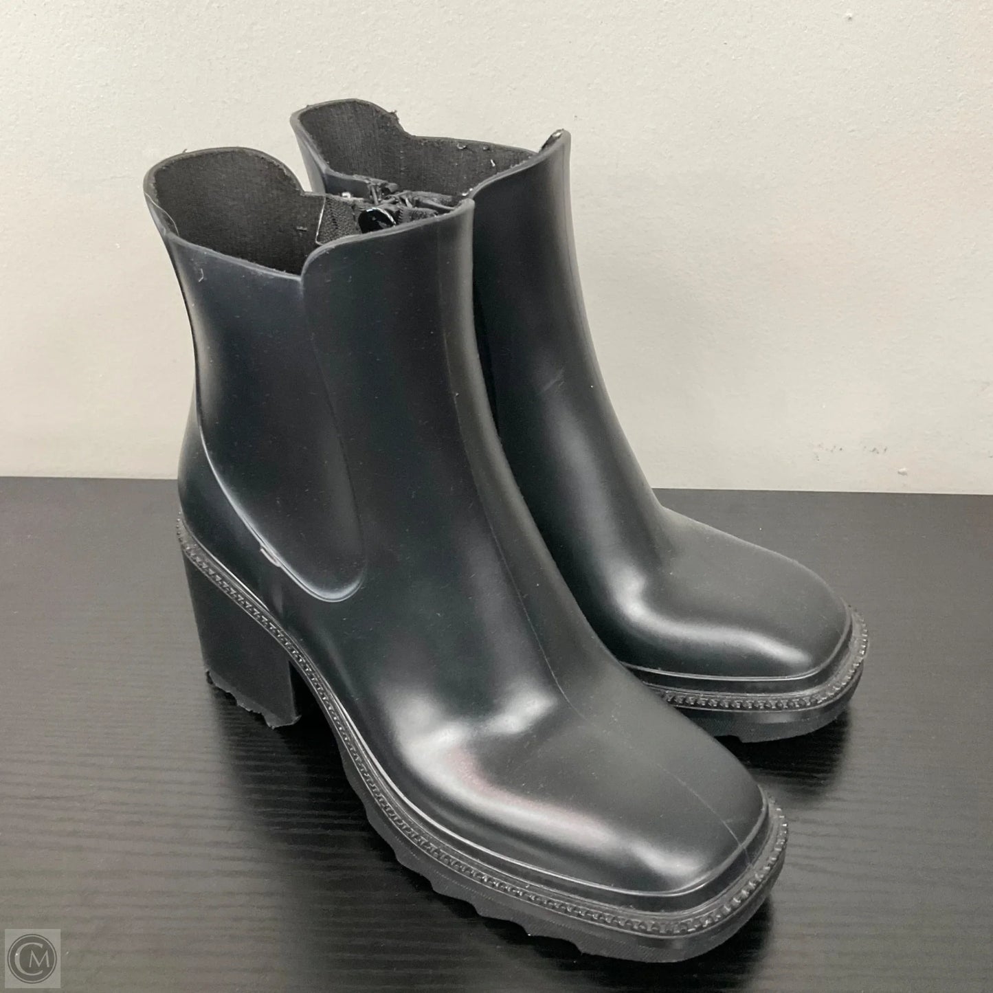 Boots Ankle Heels By Inc In Black, Size: 7