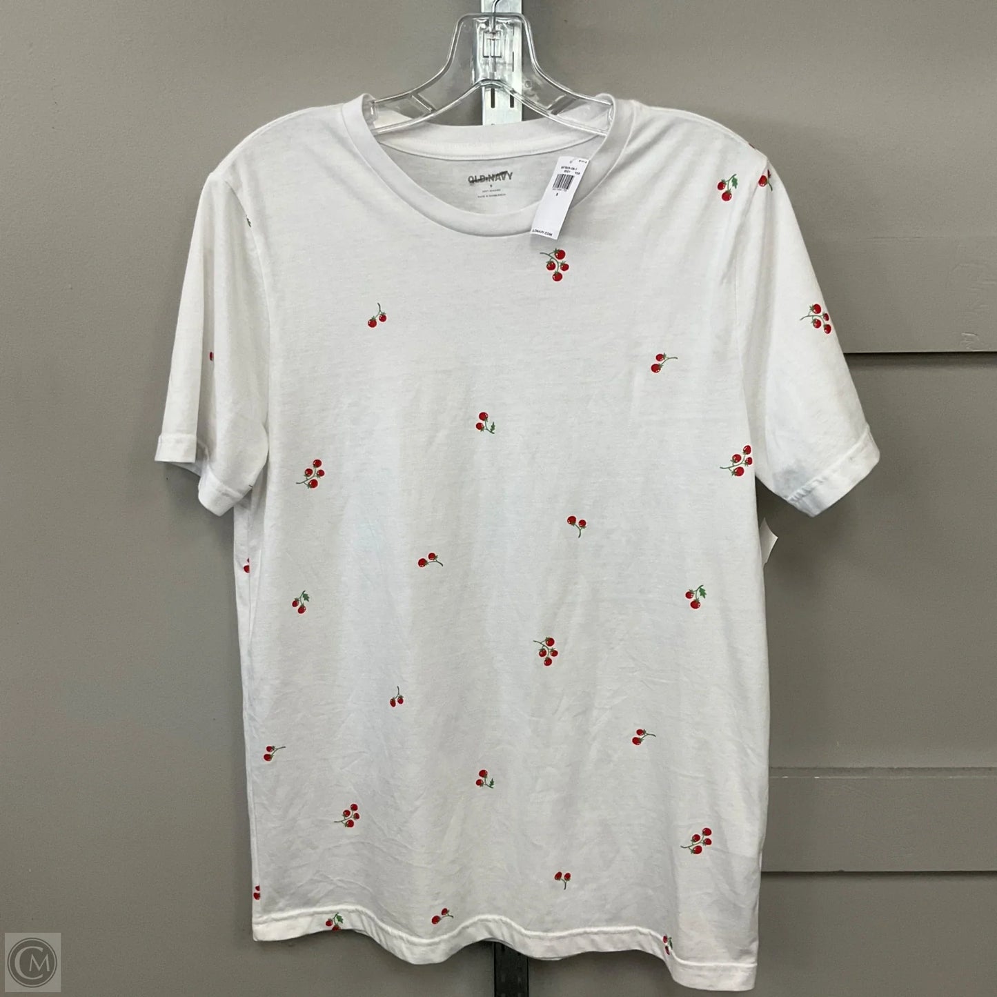 Top Short Sleeve Basic By Old Navy In White, Size: S