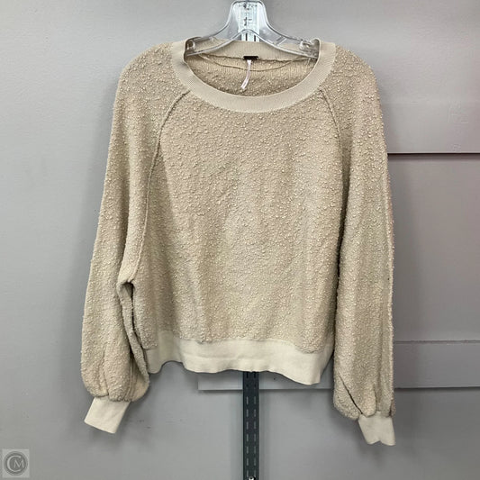 Top Long Sleeve Basic By Free People In Cream, Size: S