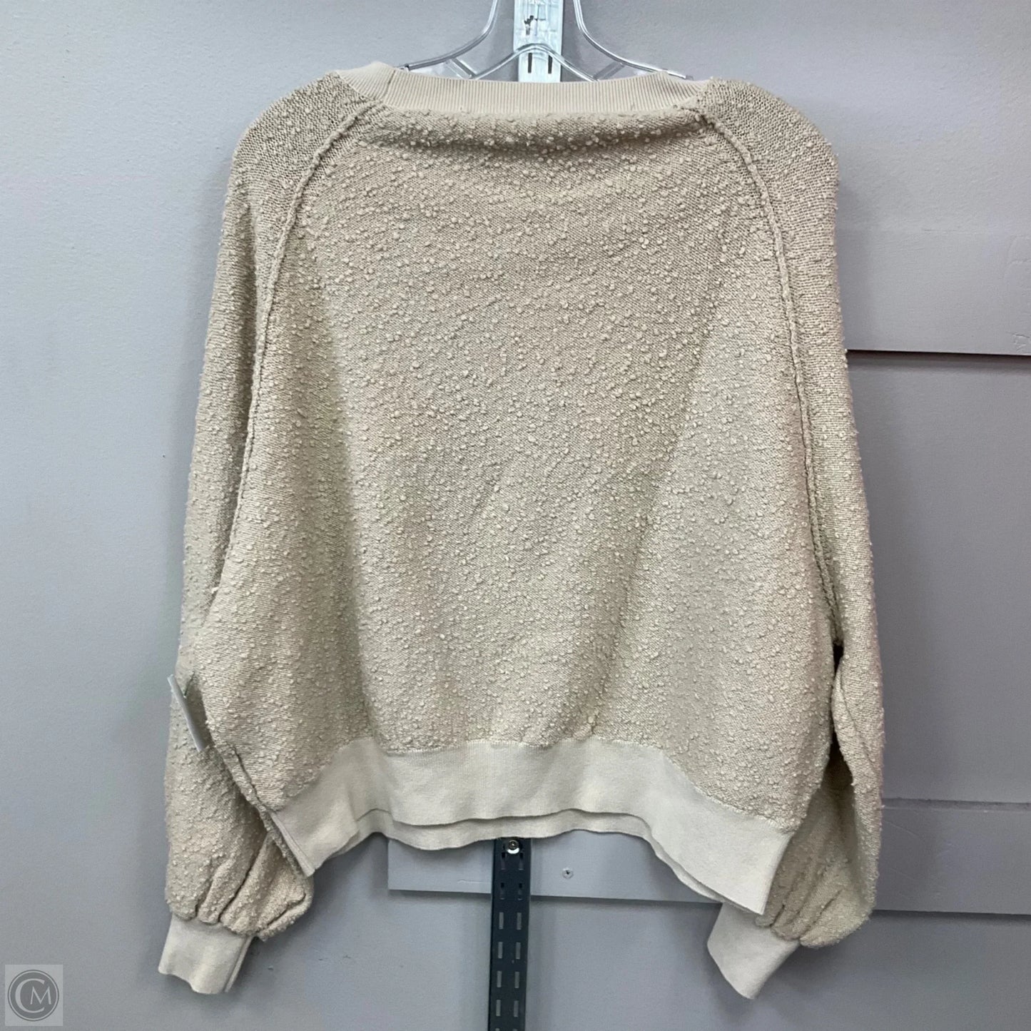Top Long Sleeve Basic By Free People In Cream, Size: S