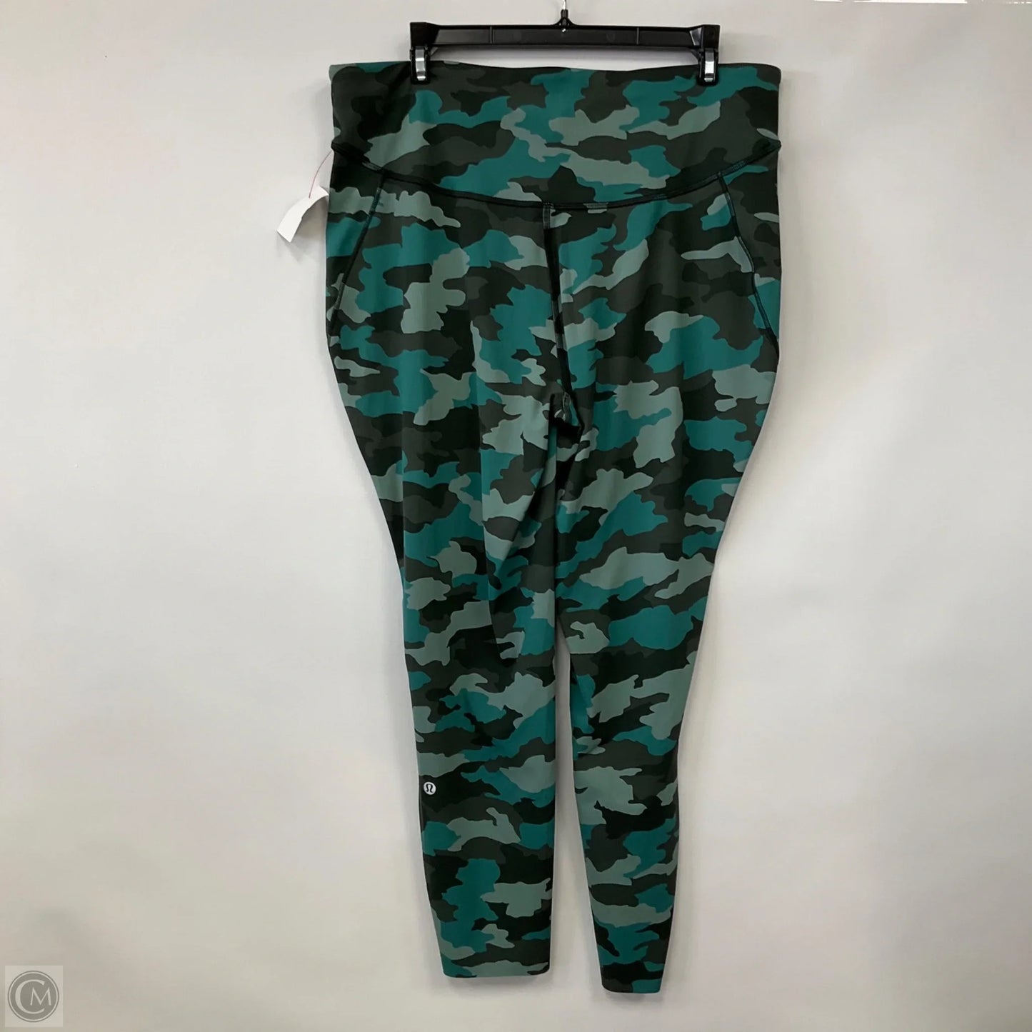Athletic Leggings By Lululemon In Camouflage Print, Size: 16