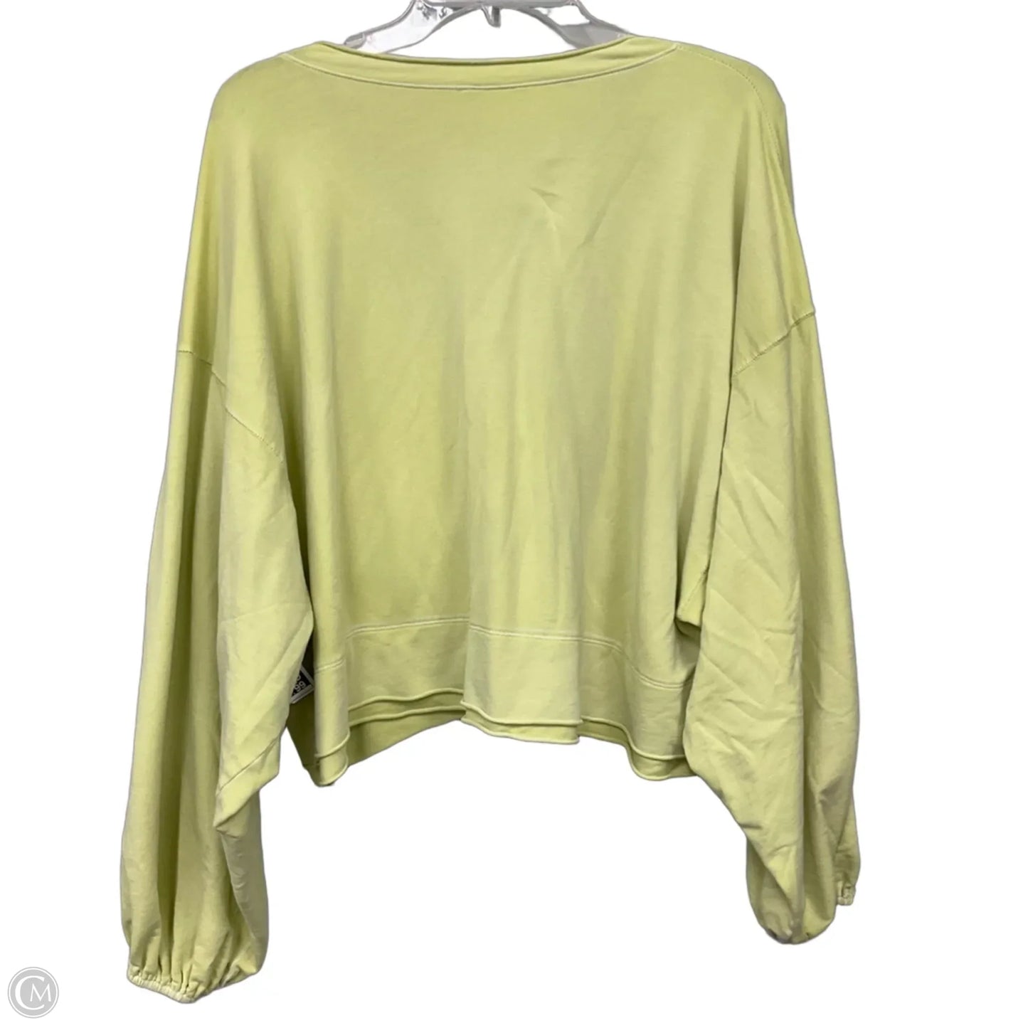 Top Long Sleeve By Free People In Yellow, Size: Xs