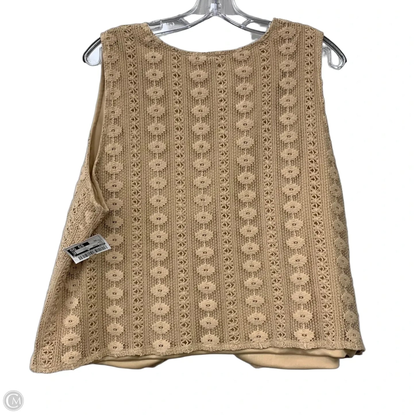 Vest Other By Cato In Brown, Size: Xxl