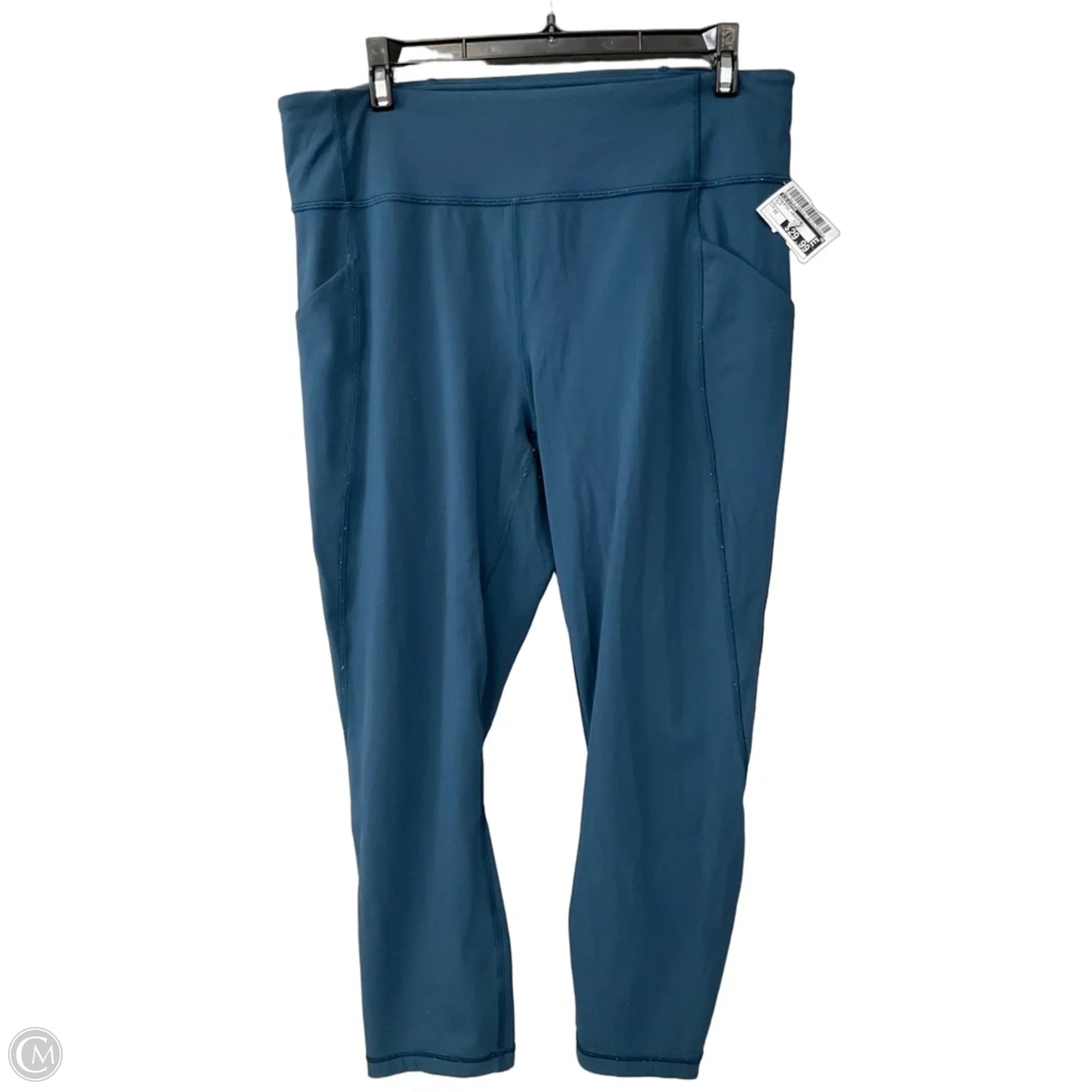 Athletic Leggings By Lululemon In Blue, Size: 12