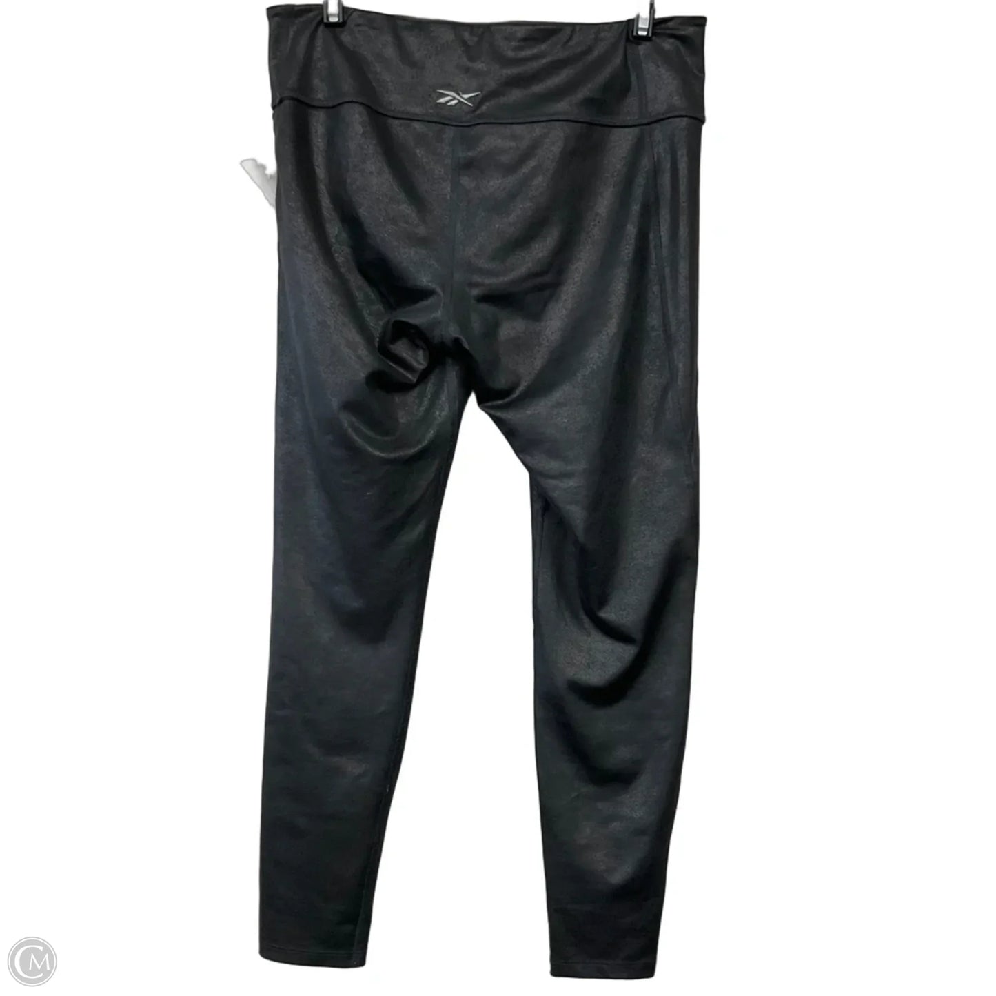 Athletic Leggings By Reebok In Black, Size: Xl