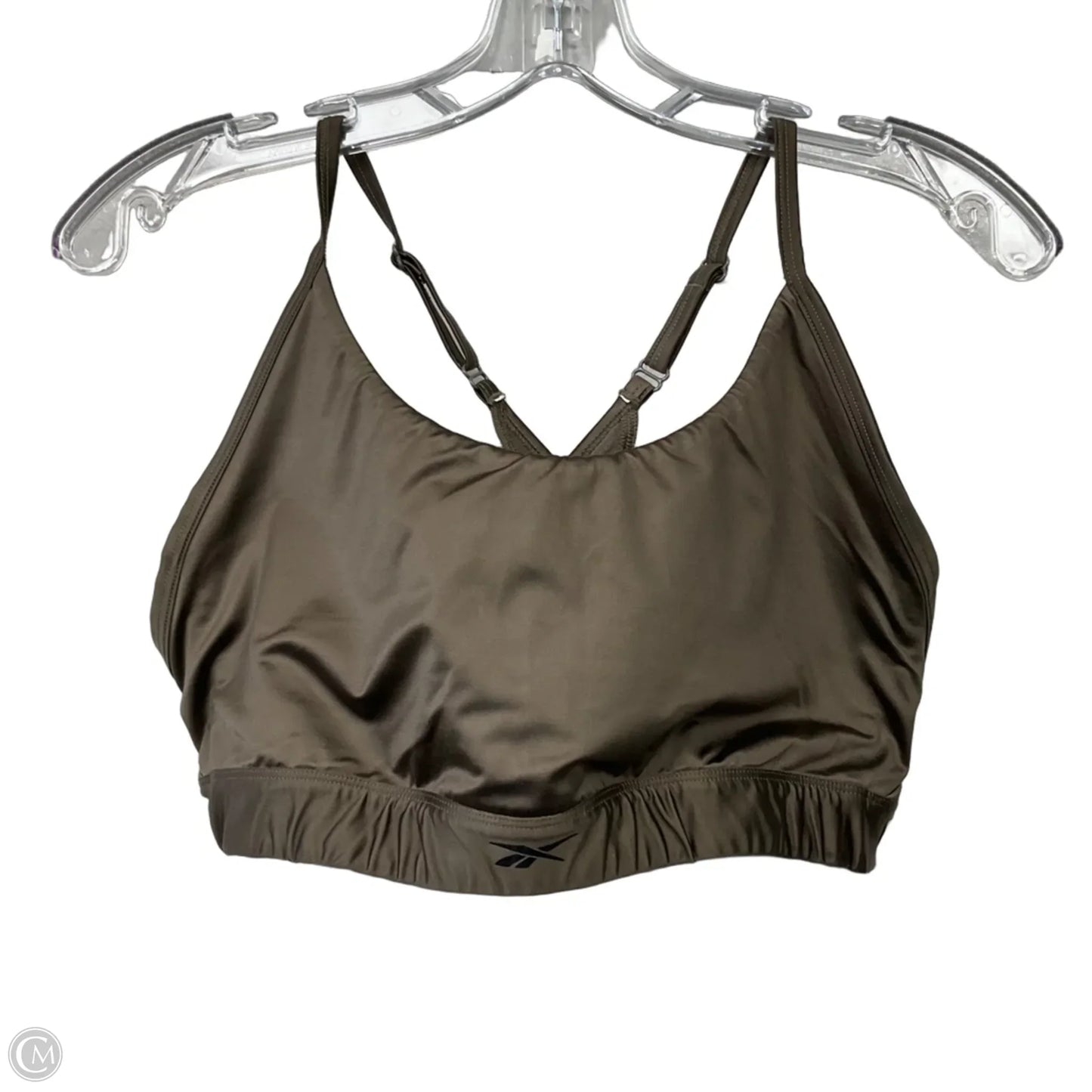 Athletic Bra By Reebok In Green, Size: Xl