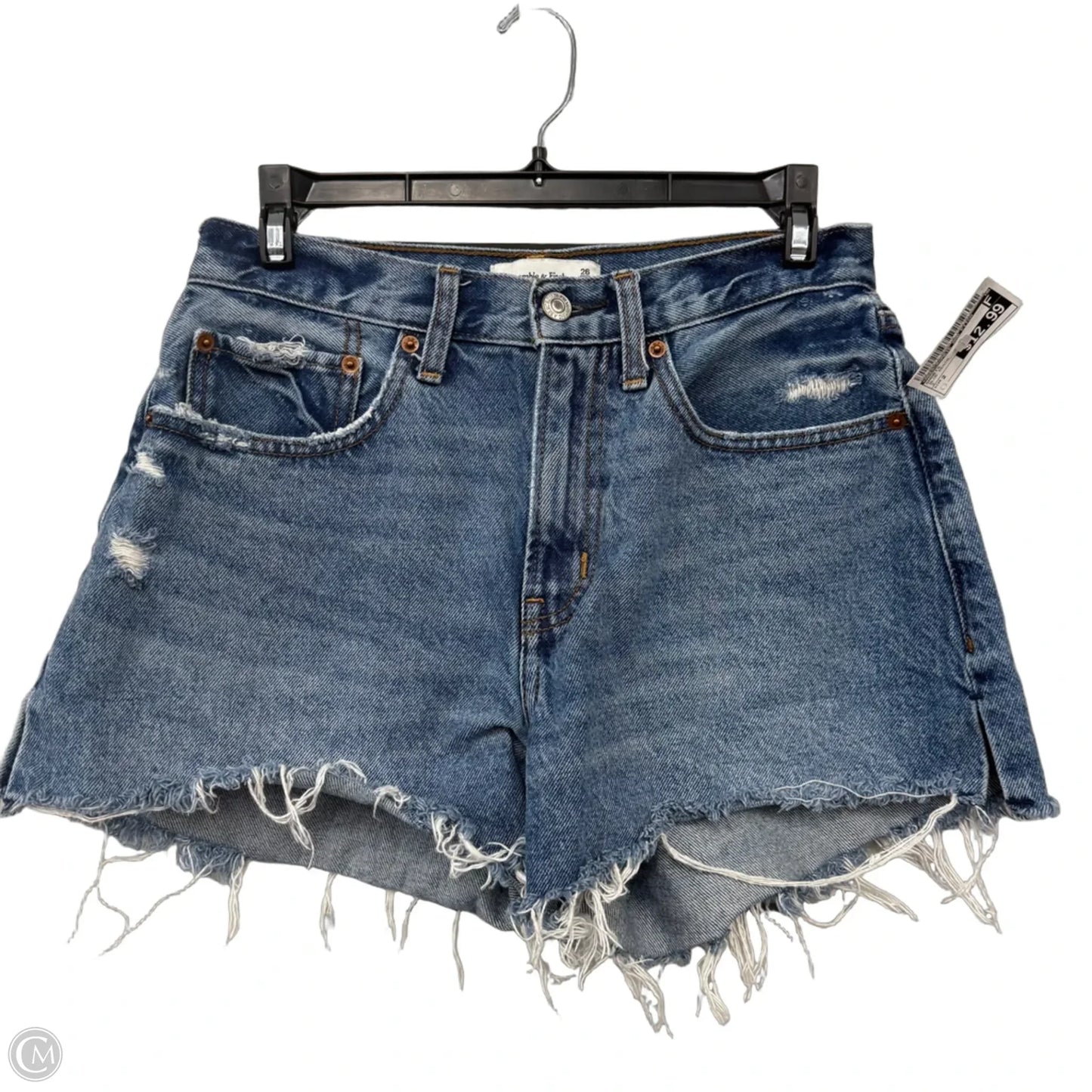 Shorts By Abercrombie And Fitch In Blue Denim, Size: 2