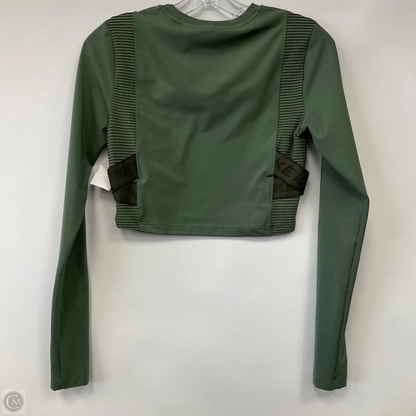 Athletic Top Long Sleeve Crewneck By Nike Apparel In Green, Size: S