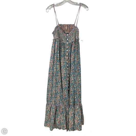 Dress Casual Maxi By Free People In Floral Print, Size: S