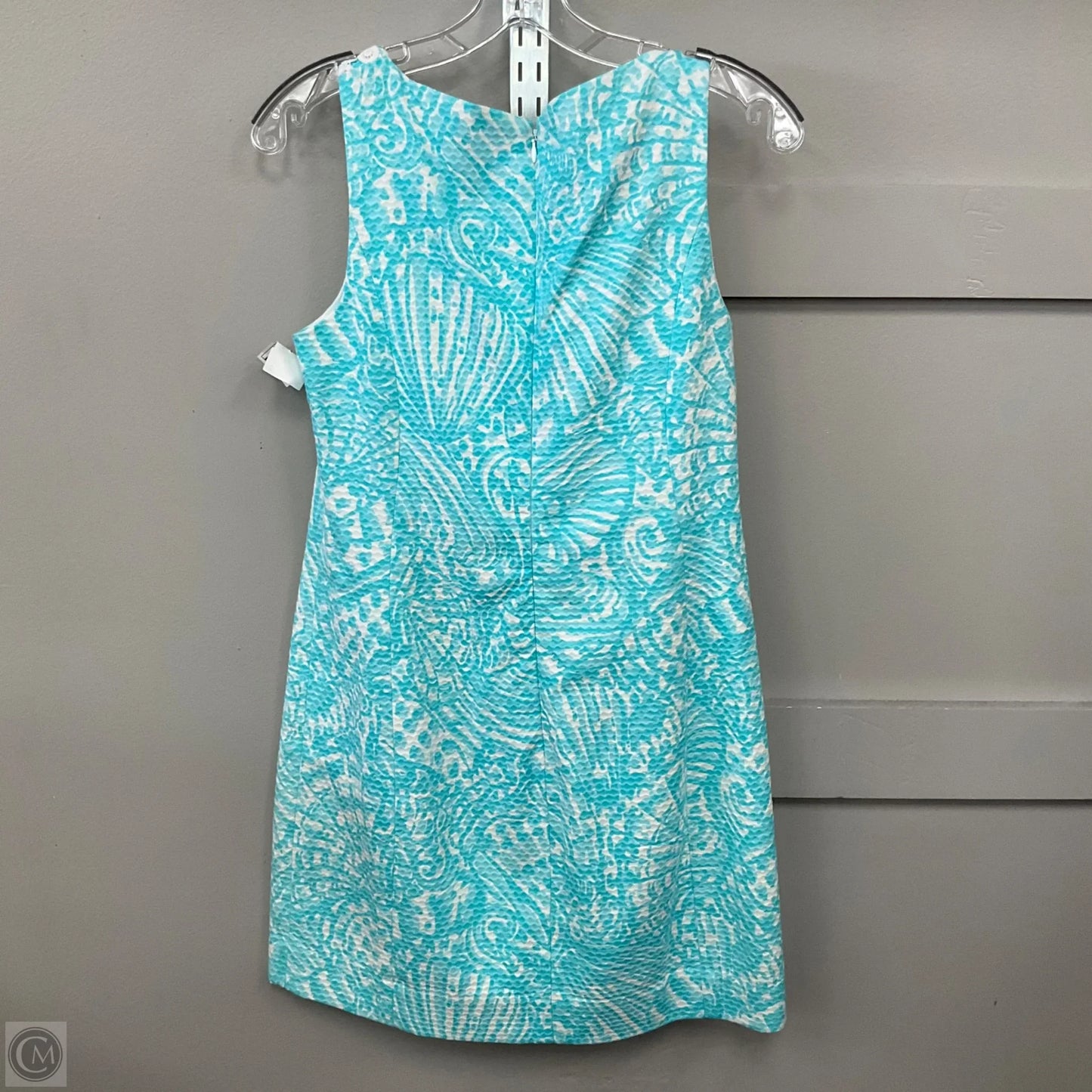 Dress Designer By Lilly Pulitzer In Blue & White, Size: 6