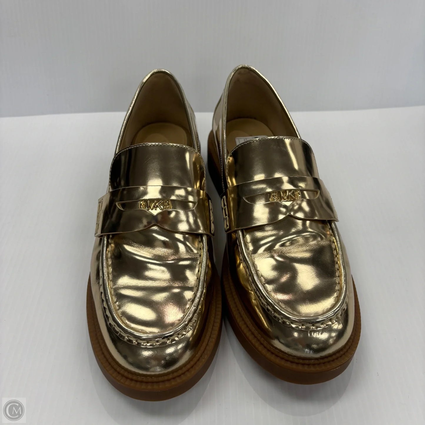 Shoes Flats By Michael By Michael Kors In Gold, Size: 7