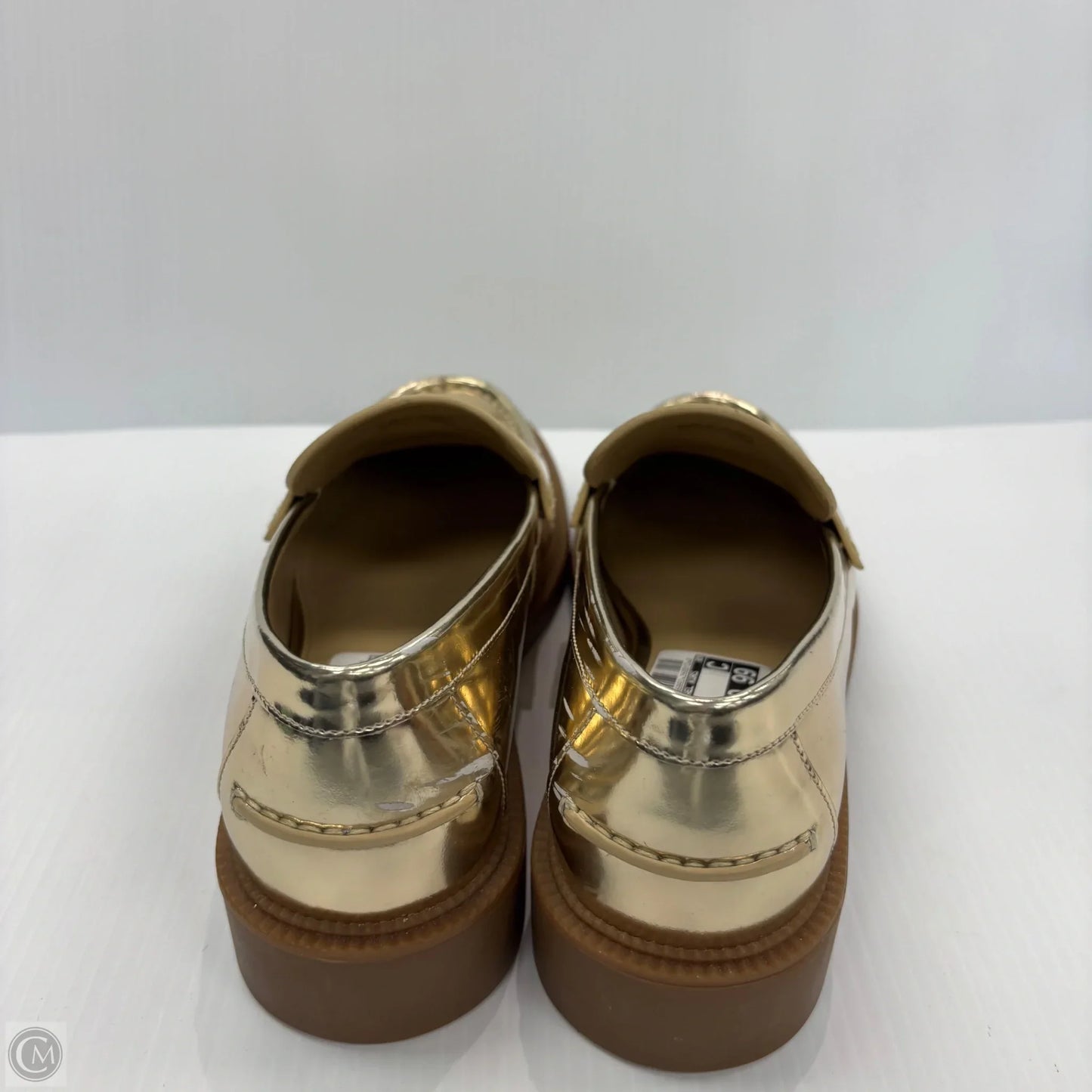 Shoes Flats By Michael By Michael Kors In Gold, Size: 7