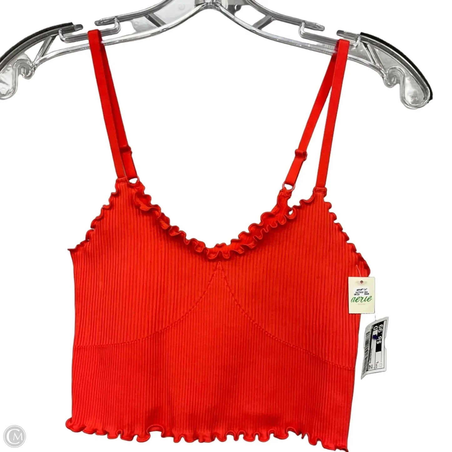 Top Sleeveless By Aerie In Red, Size: L