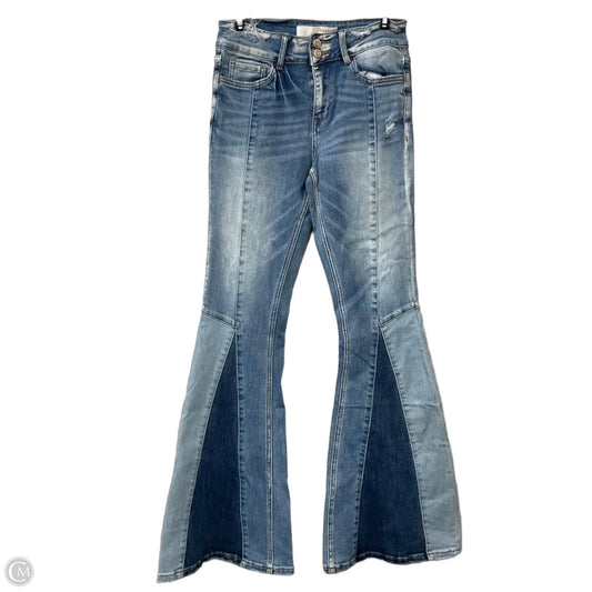 Jeans Flared By Bridge by Gly In Blue Denim, Size: 2