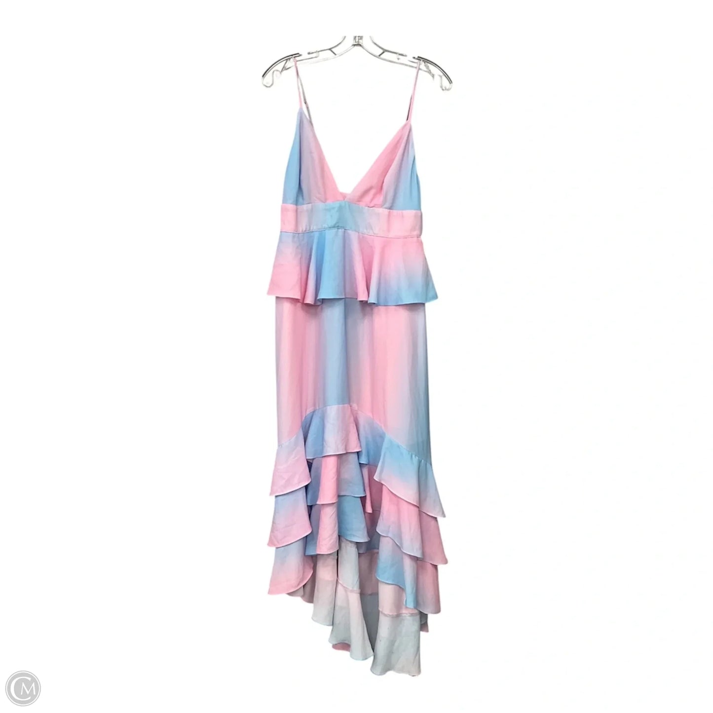 Dress Casual Maxi By Buddy Love In Blue & Pink, Size: L
