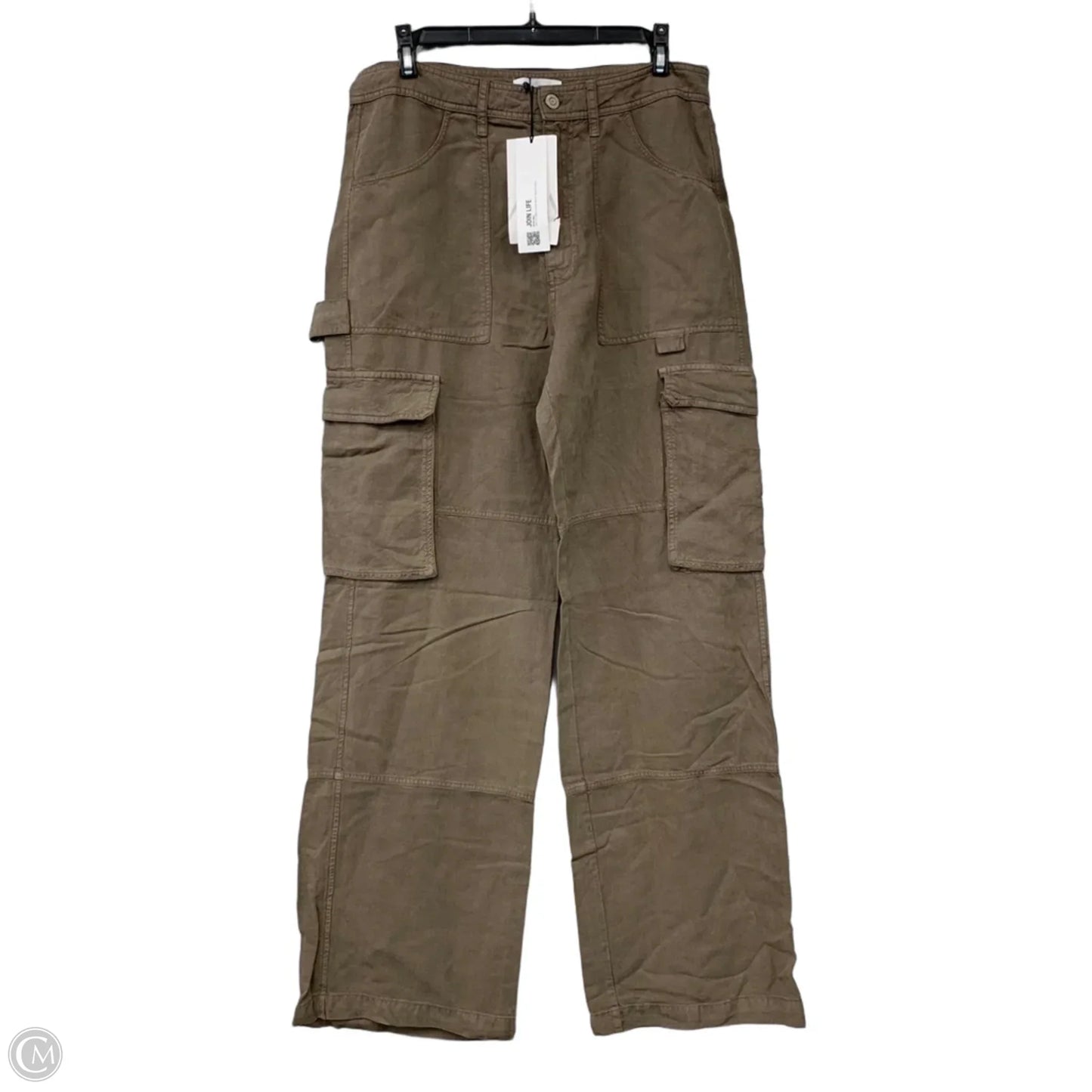 Pants Linen By Zara In Brown, Size: 6