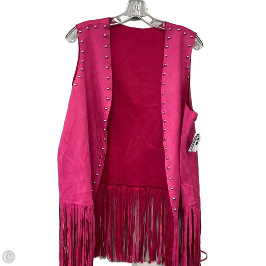 Vest Other By Cmf In Pink, Size: 1x