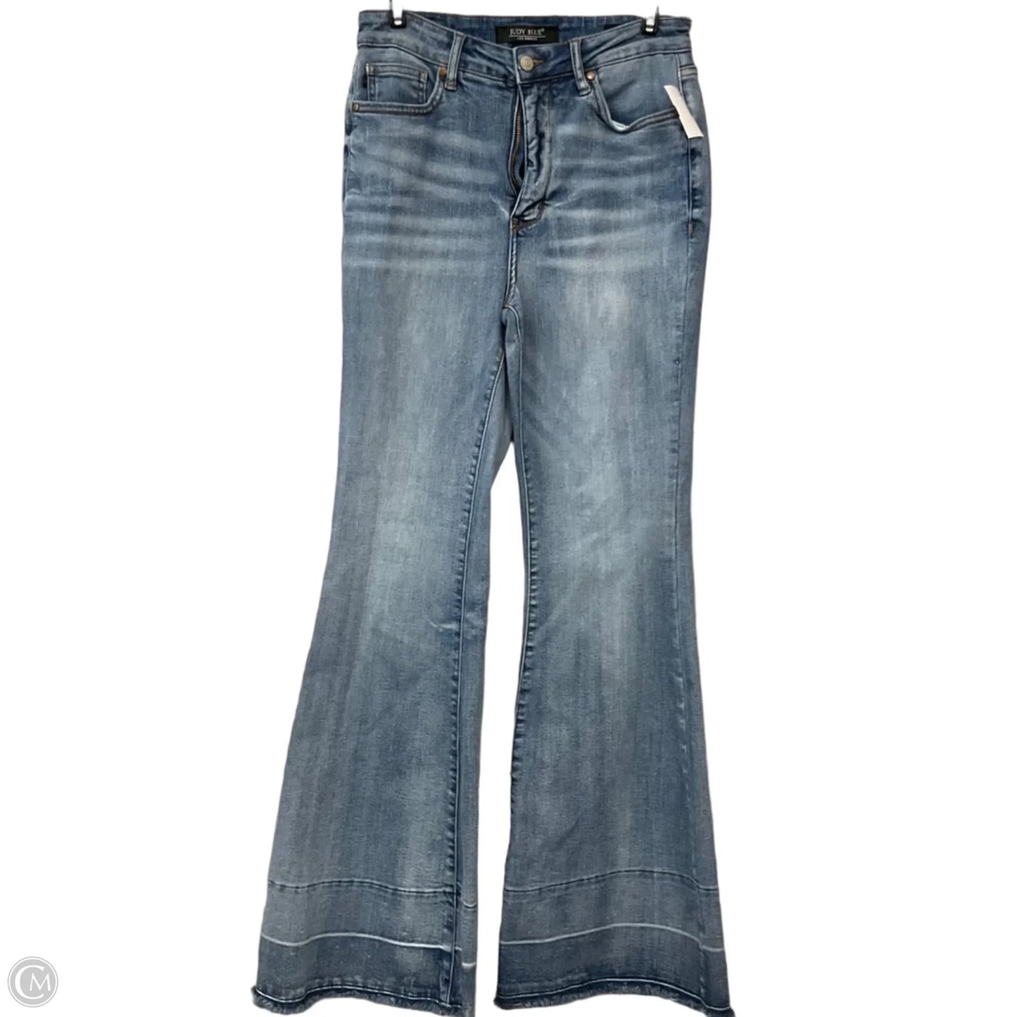 Jeans Flared By Judy Blue In Blue Denim, Size: 6