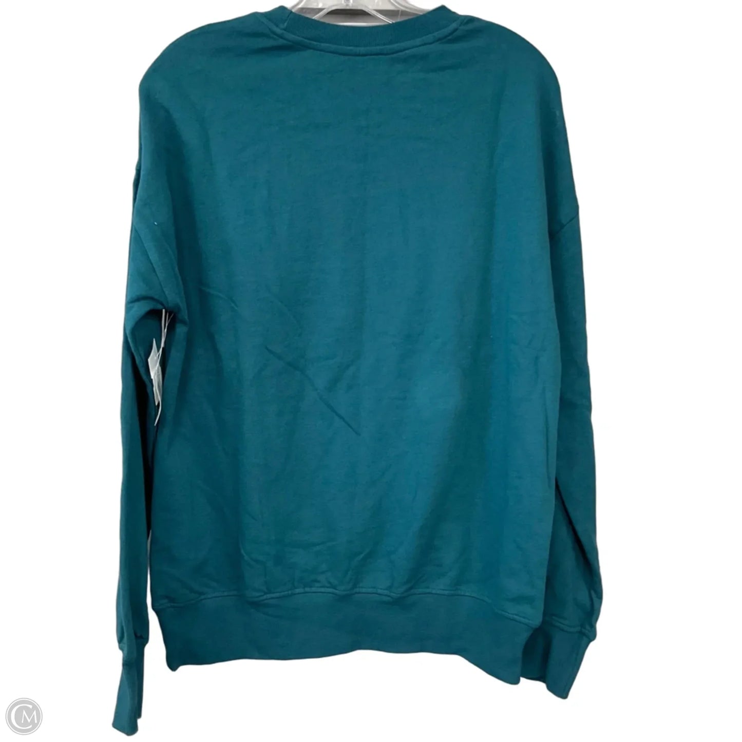 Sweatshirt Crewneck By Disney In Teal, Size: S