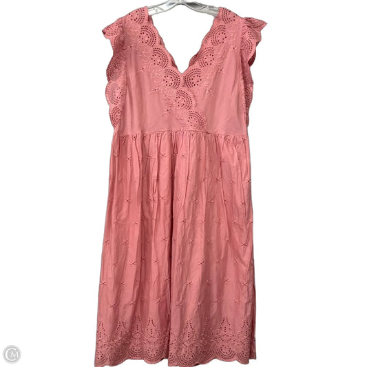 Dress Casual Maxi By Gap In Pink, Size: Xl