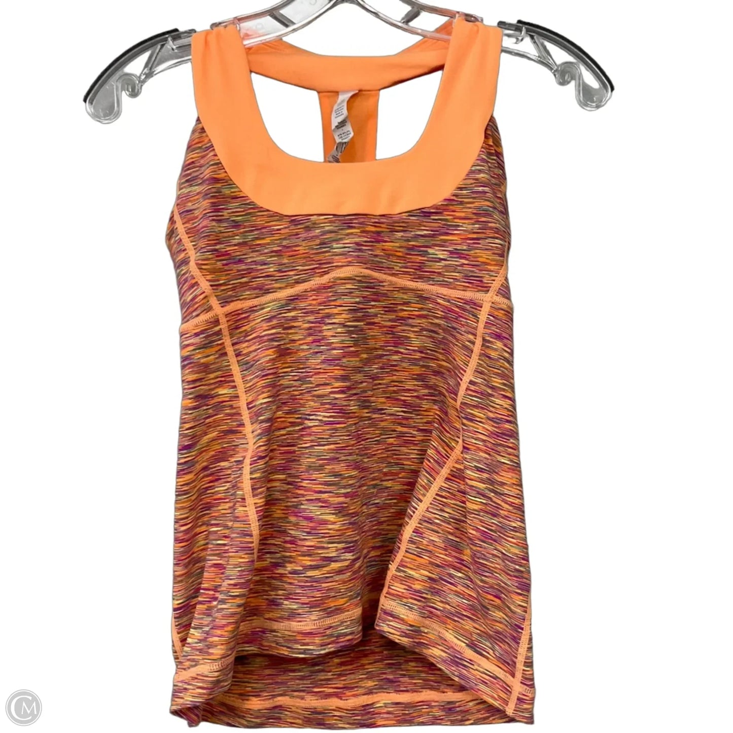 Athletic Tank Top By Lululemon In Orange, Size: 6