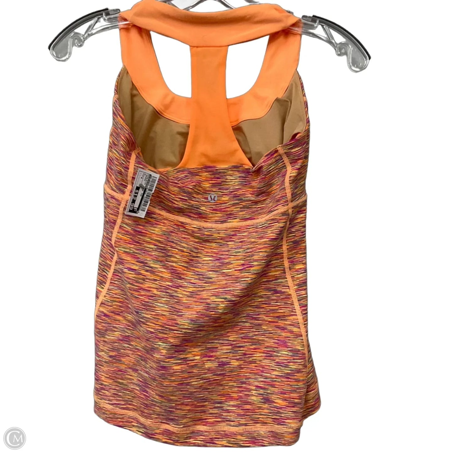 Athletic Tank Top By Lululemon In Orange, Size: 6