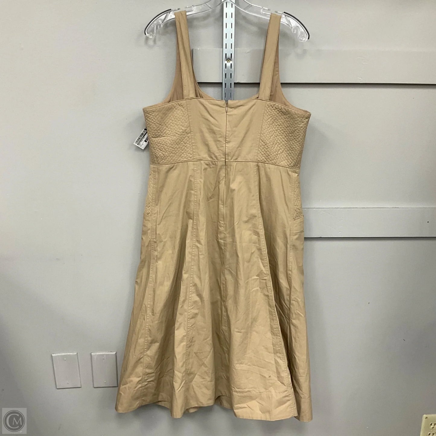 Dress Casual Maxi By Banana Republic In Tan, Size: 14