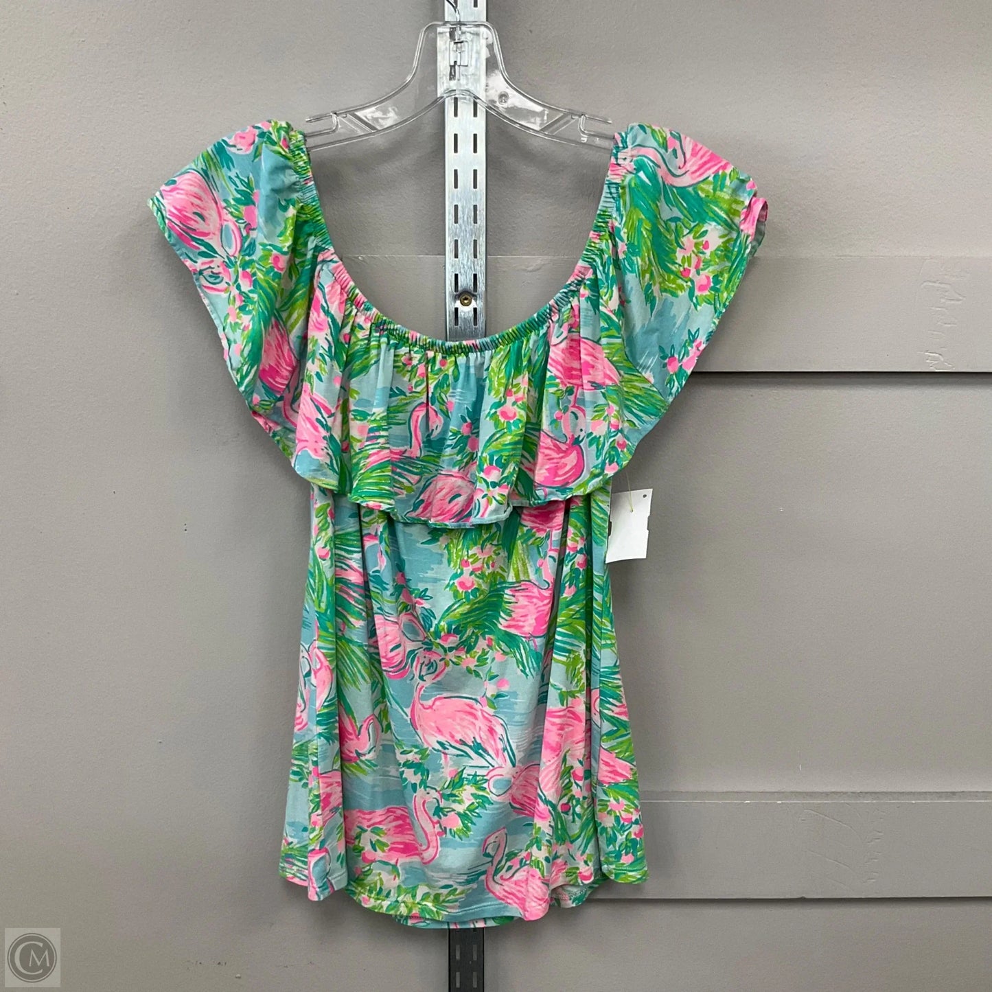 Top Sleeveless Designer By Lilly Pulitzer In Blue & Green, Size: S