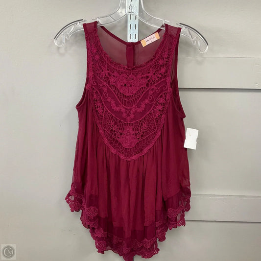Top Sleeveless By Altard State In Red, Size: S