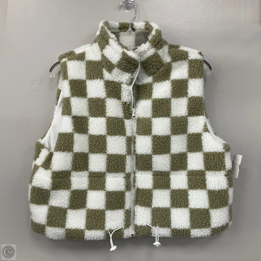 Vest Other By Wild Rose In Green & White, Size: M