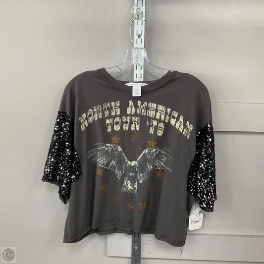 Top Short Sleeve By Altard State In Grey, Size: Xs