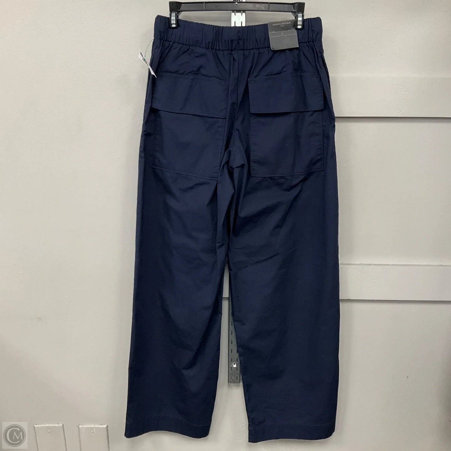 Pants Wide Leg By Banana Republic In Navy, Size: S