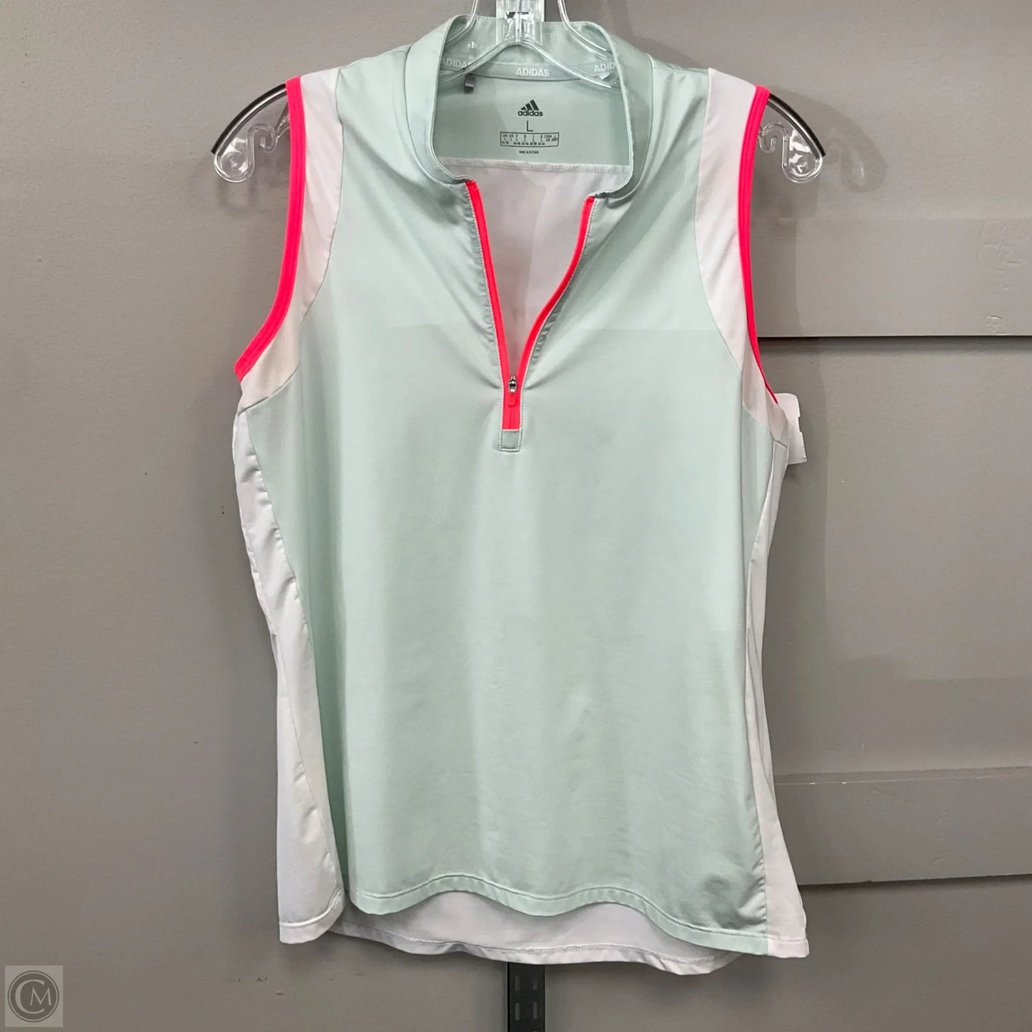 Athletic Tank Top By Adidas In Multi-colored, Size: L